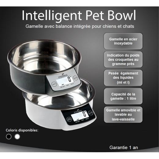 gamelle chien Pèse aliment avec gamelle amovible