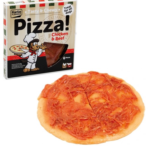 Pizza pour chien - Poulet, boeuf