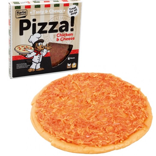 Pizza pour chien - Poulet, fromage