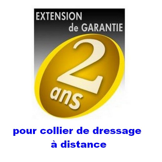 Extension de garantie + 2 ans pour collier de dressage chien