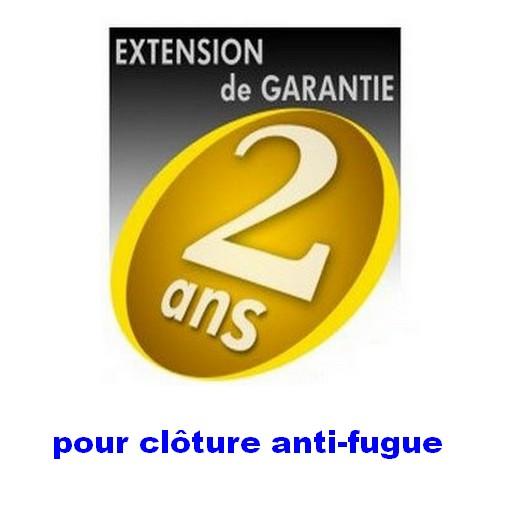 Extension de garantie + 2 ans pour clôture anti-fugue