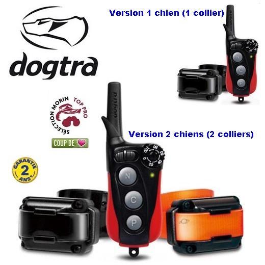Collier de dressage pour chiens : Dogtra IQ Plus & IQ Plus Duo - portée 400 m