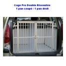 Cage de transport DogBox Pro DOUBLE REHAUSSEE (2 chiens)