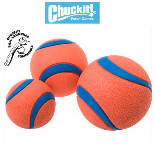 Chuckit! Fetch Ball Jouet pour Chien, Balle Flottante Durable en Caoutchouc  à Rebond élevé, Jouet Compatible avec Lanceur pour Chiens, Taille L, 1