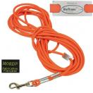 Longe ronde Biothane, orange fluo