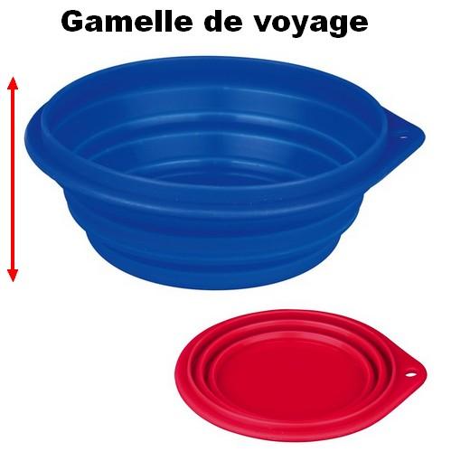 Ecuelle gamelle de voyage en silicone pour camping, randonnée