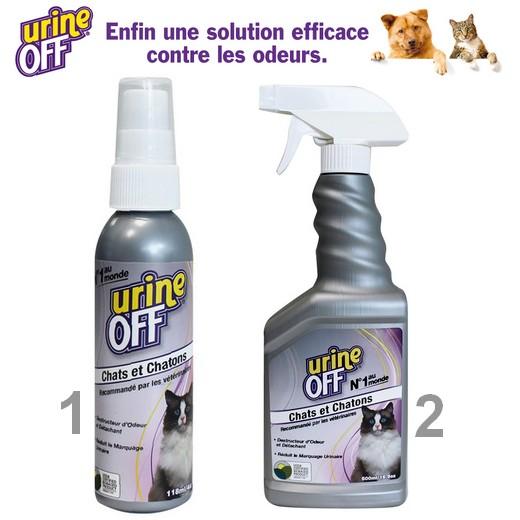 Urine Off Spray Chat Elimine Les Odeurs D Urine Des Chats