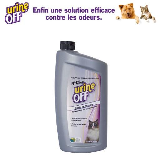 Urine Off pour chat - Flacon avec applicateur tapis et moquette