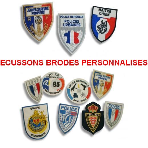 ecusson brodé personnalisé - Identification (carte, médaille