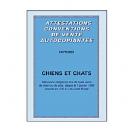 Carnet "Attestations de vente chien / chat"