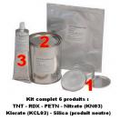 Simulants dentrainement  la dtection explosif - Kit de 6 produits - XM K-9