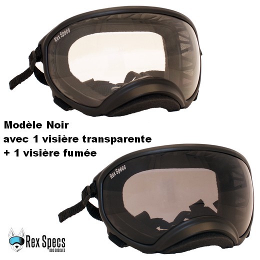 Lunette / masque de protection des yeux pour chien - LARGE (chien de 13 à 45 kg) - Rex Specs