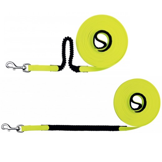 Longe fluo avec élastique amortisseur