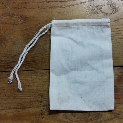 Sachet coton pour matière