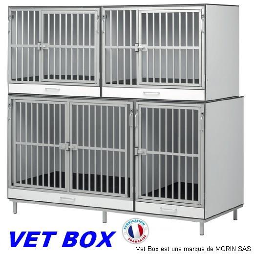 Cage hospitalisation pour chat et chien VET BOX Boxe Vétérinaire pour chiens et chats