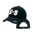 Casquette noire broderie K-9