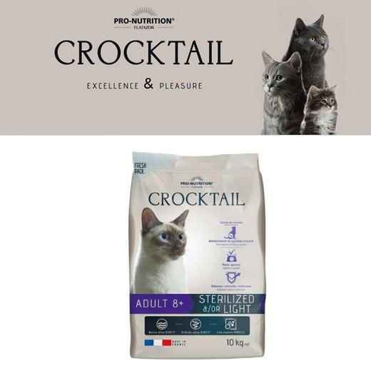 Flatazor Crocktail 8+ stérilisé / light pour chat