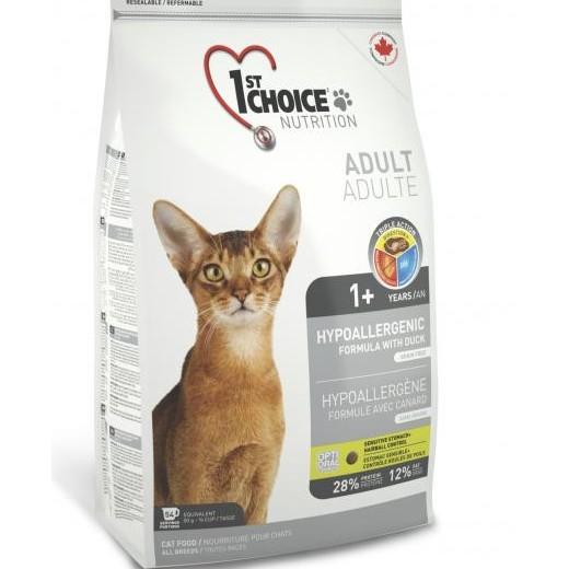 1st Choice hypoallergène aliment pour chat. Alimentation et croquettes adaptée à la santé du