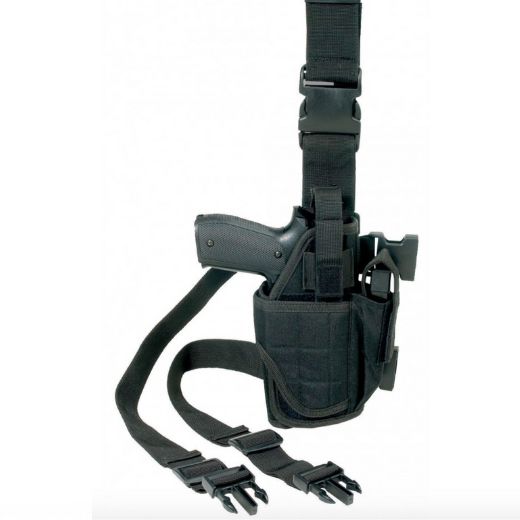 Holster de cuisse Mod One pour droitier noir