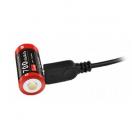 Batterie rechargeable avec prise micro USB pour lampe Mi1C/XT1A/XT1C