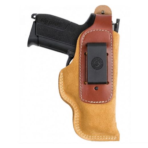 Holster ambidextre inside en cuir souple IA3 beige