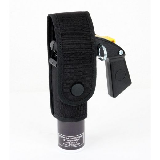 Porte-aérosol anti-agression 100 ml avec poignée noir