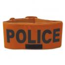 Brassard Fluo Orange Police