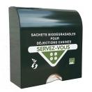 Distributeur de sachet  djection canine en liasse papier 100% biodgradable