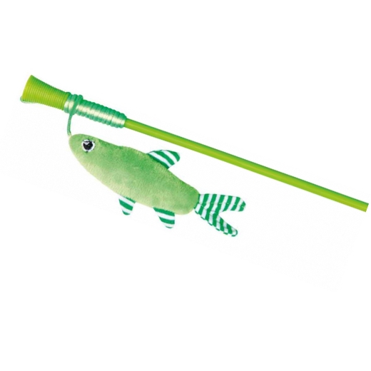 Canne à pêche avec poisson