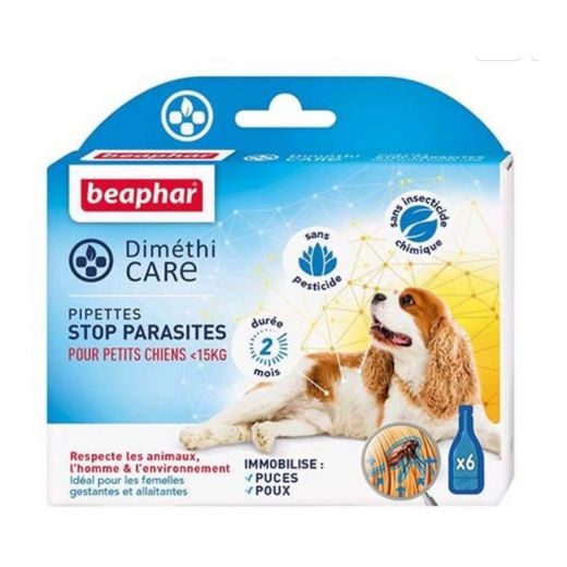 Pipette anti parasitaire DimethiCare pour chien