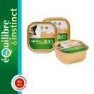 Terrine BIO chien adulte riche en volaille - Equilibre & Instinct