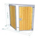 Bloc de porte  2 vantaux largeur 2 m - image 2