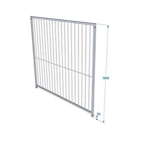 Panneau barreaux gamme ECO, hauteur 1,84 m