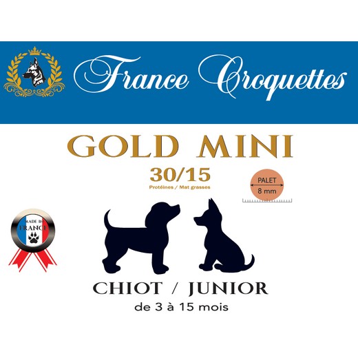 France Croquettes - Gold Mini Chiot / Junior