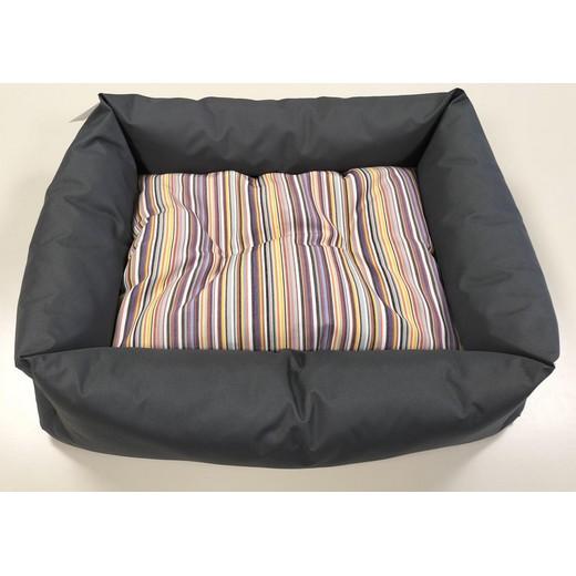 Sofa rectangulaire gris