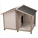 Niche bois Lodge pour chien