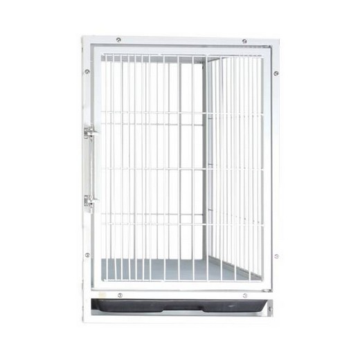 Comparer les prix de Cage de gardiennage en métal simple - M