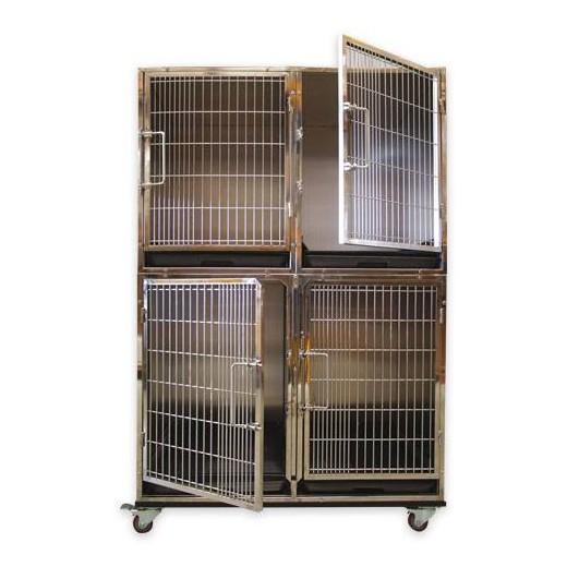 Cage Inox - modulable de 3 à 4 cages