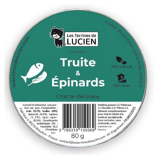 Terrines de Lucien - Truites et Epinards