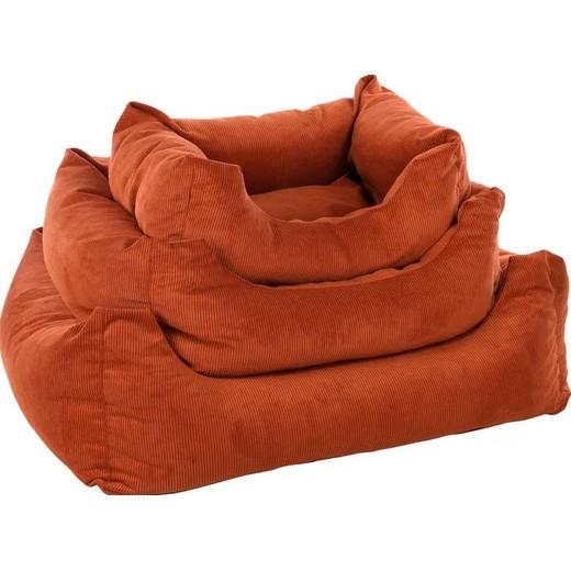 Panier pour chien : Celeste rectangulaire Cognac. Couchage