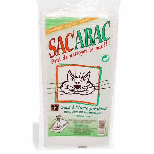 Sacs à litière jetable avec lien de fermeture - Sac'abac