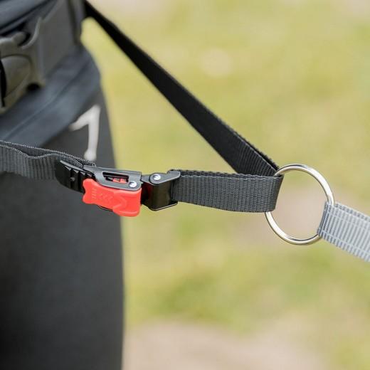 Ceinture jogging, randonnée, canicross avec laisse pour chien