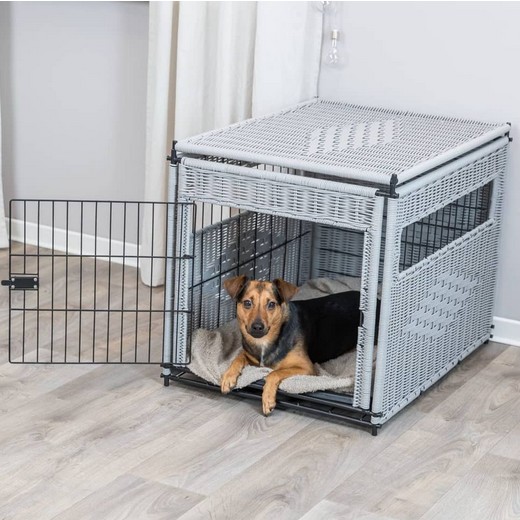 Comparer les prix de Niche d'intérieur Home Kennel en rotin synthétique