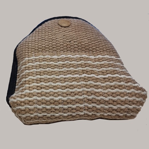 Coussin de mordant en toile de jute, 1 poignée