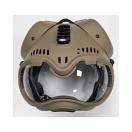 Casque K9 Helm Tactical CS-1 + coque de protection oreilles - TAN color