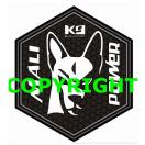 Ecusson "K9  EVO MALI POWER"