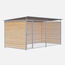 Chenil bois MKS - PROTECTA 4 x 2 m - Faade en barreaux - image 2