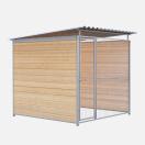 Chenil bois MKS - PROTECTA 2 x 2 m- Faade en grillage - image 2