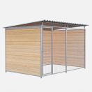 Chenil bois MKS - PROTECTA 3 x 2 m- Faade en grillage - image 2