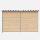 Chenil bois MKS - PROTECTA 3 x 2 m- Faade en grillage - image 4